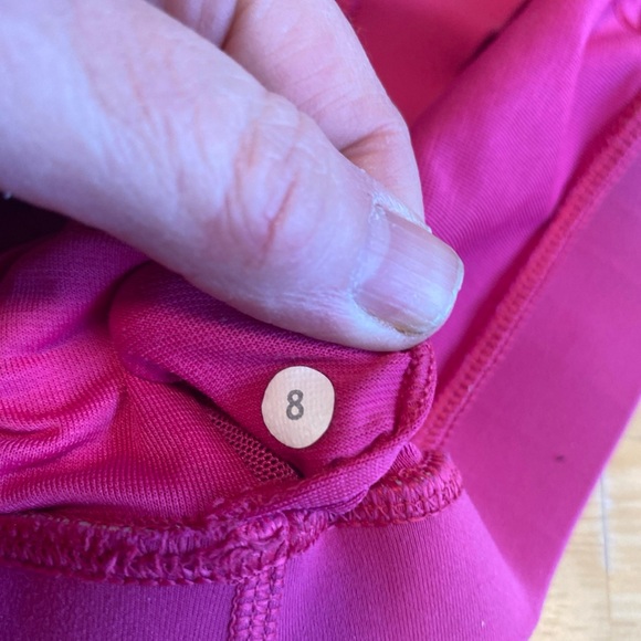 EUC Lululemon Energy Bra Polar Pink Strappy Athleisure Size 8 - Picture 4 of 6